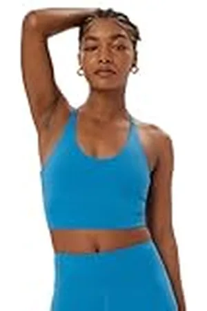 GIRLFRIEND COLLECTIVE Cleo Sports Bra, Low impact Women’s Sports Bra, Racerback, Without padding and underwire, Perfect for Fitness, Yoga, Pilates, Wellness, Training, Sizes XXS-6XL
