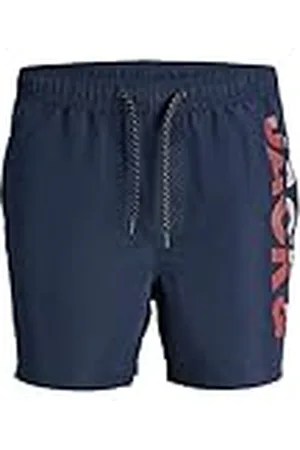 JACK & JONES PLUS Herr JPSTFIJI JJSWIM SPLICELOGO LY SN PS badshorts, Navy Blazer, 46