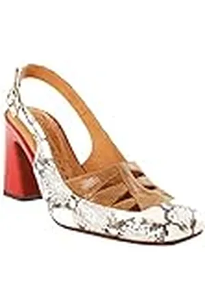 Chie Mihara Damer OGURI 41 Pump, Snake, Brown, röd, EU, , 41 EU