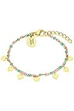 Prinzessin Lillifee 2033365 Armband i rostfritt stål för flickor och barn, 12 + 2 cm, guld, hjärta, kommer i presentförpackning för smycken, Eine Grösse, rostfritt stål, ingen ädelsten
