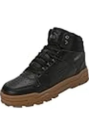 PUMA Unisex Rebound Abrupt Sneaker, svart skugga grå brons, 42.5 EU