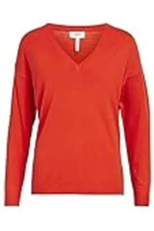 Object Samlare föremål föremål L/S V-hals stickad tröja Noos tröja dam, , M