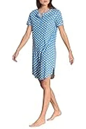 Calida Damer Sweet Dreams nattlinne, Allure Blue, standard