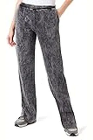 Koton Dam tvättad effekt raka breda ben fickor sweatpants, , XL