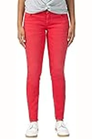 Timezone Tight Aleenatz skinny jeans för kvinnor, Röd (Cayenneröd 5121), 25W