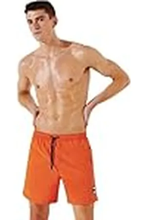 Karl Lagerfeld Ikonisk 2.0 Med boardshorts, Firecracker orange, L, , L