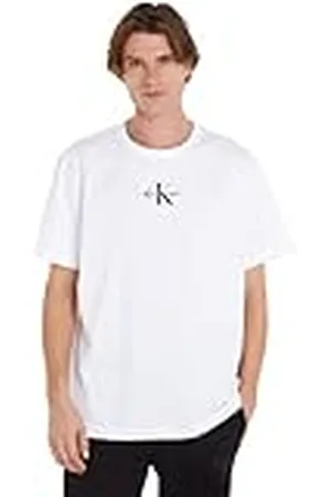Calvin Klein Jeans herr plus monolog normal t-shirt S/S stickade toppar, , 5XL