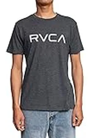 RVCA Stor T-shirt för män, Stor /Svart/Grå, L