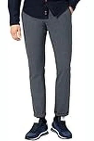 Timezone Herr vanliga LuiTZ fritidsbyxor, Blue Check, 38/34