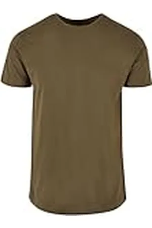 Build Your Brand Shaped Long Tee män M, , M