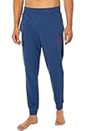 HUGO BOSS Herrbyxor CW stretch-bomull träningsoverall byxor med logotyptryck, , M