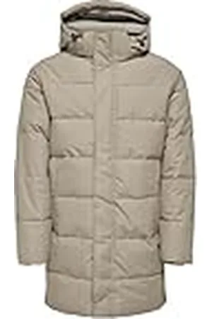 Only & Sons Endast & SONS onscarl liv lång quiltad rock Otw Noos, , XS