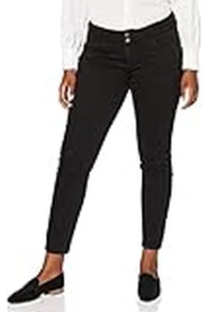 Timezone Dam Slim Enyatz jeans, Ren svart tvätt, 31W x 30L