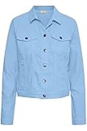 Kaffe Dam casual långärmad vanlig passform KAzelina denim jacka dam, , 38