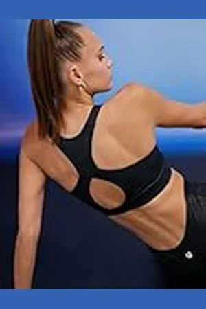 Koton Women Cut Out hållare neck sport-BH, , L