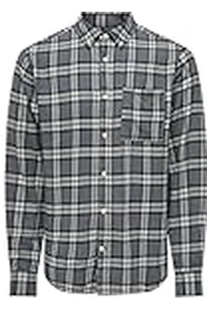 Only & Sons ONSRAL LS Slim Check Shirt, , XS