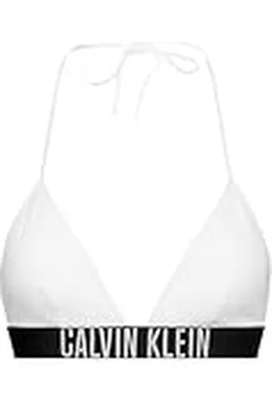 Calvin Klein Damer Bikinitop Triangel vadderad, Vit (Pvh Classic White), L