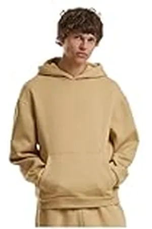 Build Your Brand Huvtröja för män, fluffig huvtröja, avslappnad huvtröja i lös passform, storlekar S–5XL, , XXL