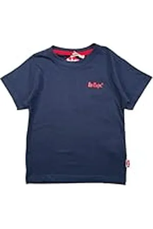 Lee T-shirt, pojke, flicka, (4–14 år), polo, linne, skjorta, tryck, kläder, unisex, barn, sport, andas, modell GLC121210, TS S2-4A, blå, , 4 �r