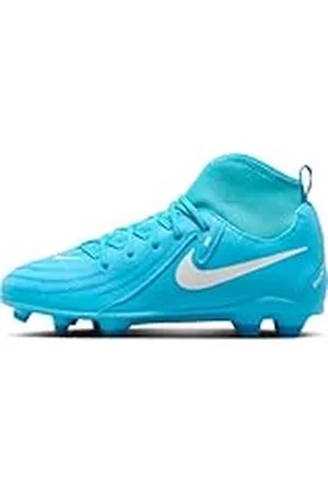 Nike Jr Phantom Luna II Club Fg/MG, fotbollsskor, blå fury/vit, 37,5 EU, , 37.5 EU