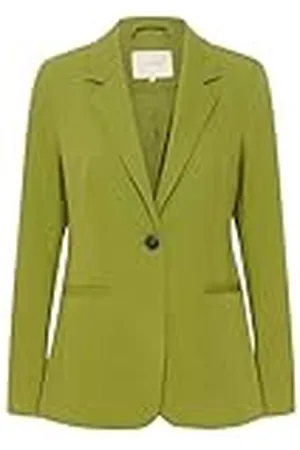 Kaffe Blazer Single Breasted Notch Lapel Regular Fit Jetted Pockets, , 34