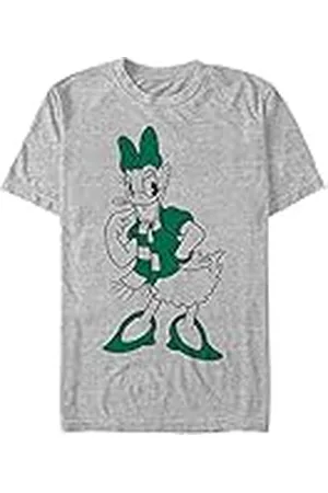 Disney Classics Unisex Musse Classic-Pine Green Tusensköna Organic Short Sleeve t-shirt, Melange Grey, XL, , XL