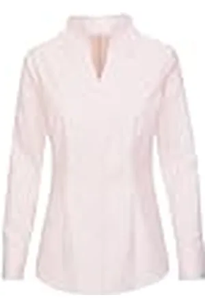 Seidensticker Silkesdekal dam slim fit halsduk krage blus, , 34