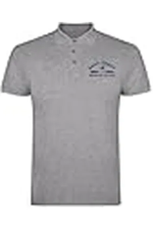 American College Pikétröjor sport andas tryckta kläder unisex barn pojkar och flickor casual modell ACPLW2 MELL grå 8 år, , 8 �r