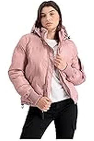 Alpha Industries Hooded Logo Puffer Vinterjacka för damer