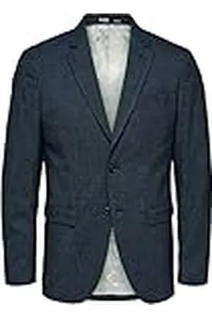 SELECTED Herr Slhslim-Wells Structure BLZ B Noos Blazer, , 46
