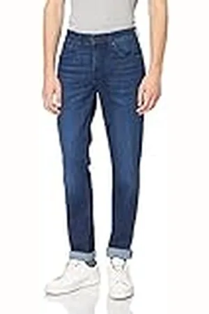 7 for all Mankind Herr slimmy Tapered Luxe Performance Eco Indigo Blue Jeans, , 29W / 30L