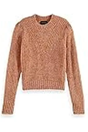 Scotch&Soda Damer lös passform crewneck med puffärmar tröja, , L
