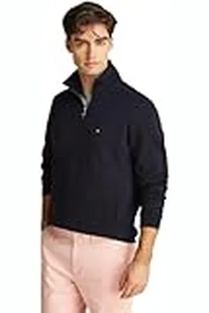 Tommy Hilfiger Herr ESSENTIAL INTECHNO 1/4 ZIP MW0MW36510 halv dragkedja tröja, blå, XS, , XS