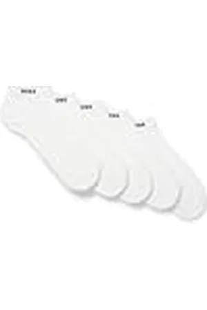 HUGO BOSS Herr 5P AS Uni CC Ankle_Socks, White100, 43–46, , 43/46 SE