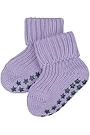 Falke Unisex baby catspads bomull husstrumpor halkfria noppor på sulan bekväm hudvänlig platt söm mot tryckpunkter enfärgad andningsbar hållbar bomull 1 par, , 62/68
