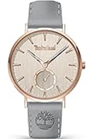Timberland Dam analog kvartsklocka med läderarmband TDWLA2104301