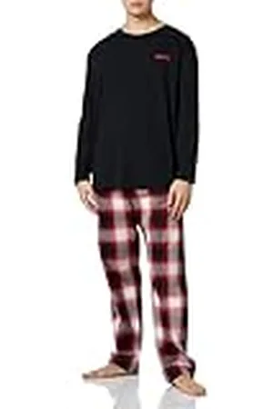 HUGO BOSS BOSS Män Soft Check Long pyjamas-set, , M