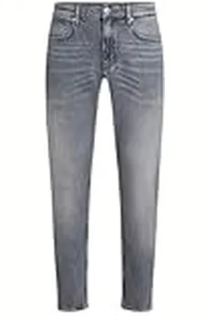 Karl Lagerfeld Tapered Denim, män, grå, jeans, , 32W / 30L