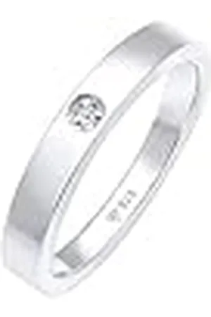 Elli DIAMORE Dam 925 Sterling Silver 0,02 ct Vit Diamant Solitärring e Silver, R 1/2, colore: , cod. 0605682813_58