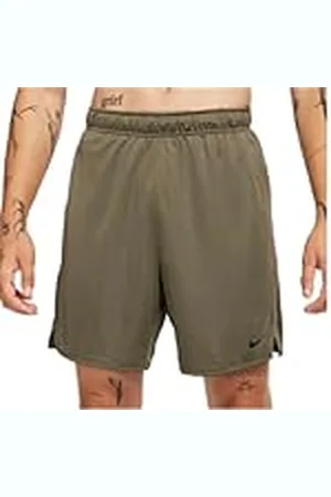 Nike Herr M Nk Df Totality Knit 7" Ul shorts, 222 Medium Olive/Svart/Medium Olive, S, , S