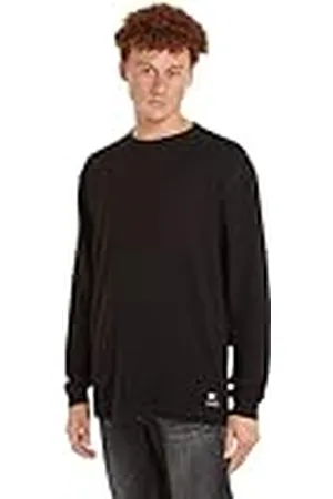 Tommy Hilfiger TJM Reg Ls våffeltröja för män L/S stickade toppar, , L