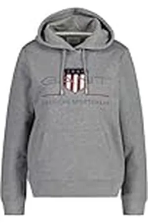GANT Dam REL Archive Shield huvtröja, , standard
