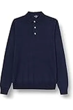 Hackett Herr GMD Merino Silk pikétröja tröja, , XS