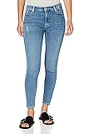 7 for all Mankind Dam skinny jeans, Mittblå, 27