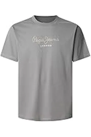 Pepe Jeans Herr EGGO N T-shirt, grå (INDUSTRIAL GRY), S, , S