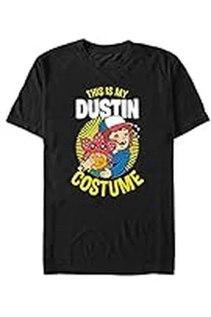 Stranger Things Netflix Unisex -Dustin kostym, ekologisk kortärmad t-shirt, , XL, , XL