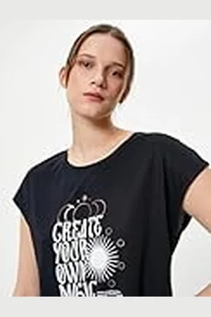 Koton Kvinnor ärmlös sport T-shirt Back Cut Out detalj Modal Fabric Light Touch, , XS