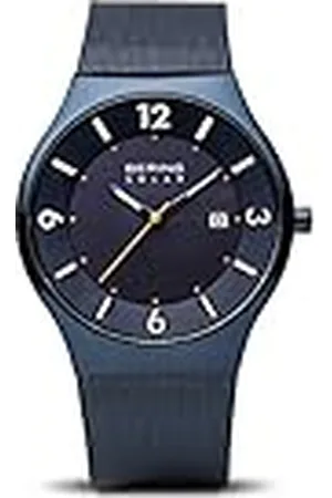 Bering Män Analogt Solar Collection armbandsur medRostfritt stål Armband och Safirglas