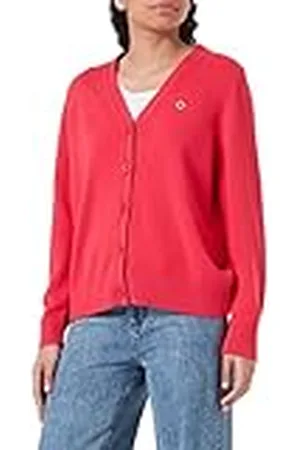 GANT ICON G Cotton cardigan för kvinnor, , standard, , XXL