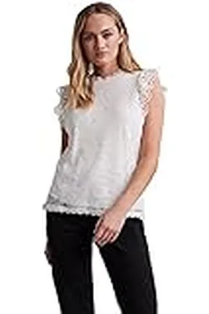 Pieces® Damtopp utan ärmar PCOLLINE spets, , XS